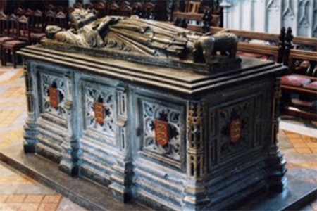 Queen's Birthday at Worcester Cathedral (King John's Tomb)