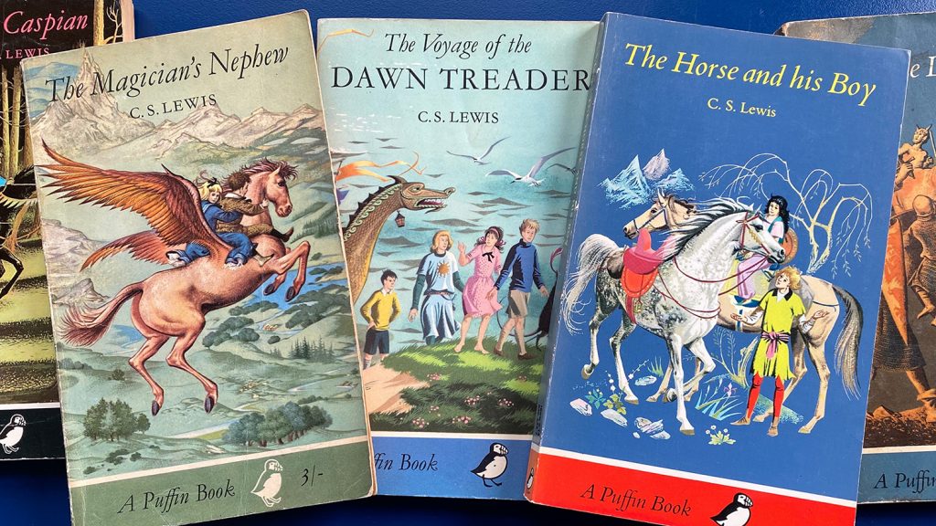 Photo of the Narnia books