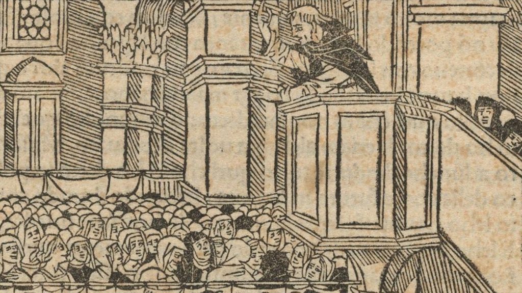 Savonarola preaching
