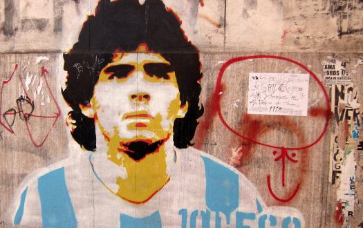 Diego Maradona graffiti