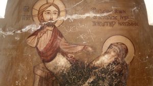 Jesus and St Bishoy