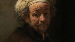 Rembrandt self-portrait, 1661