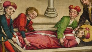 The burial of St Wenceslas