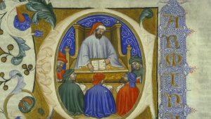 Boethius with his students