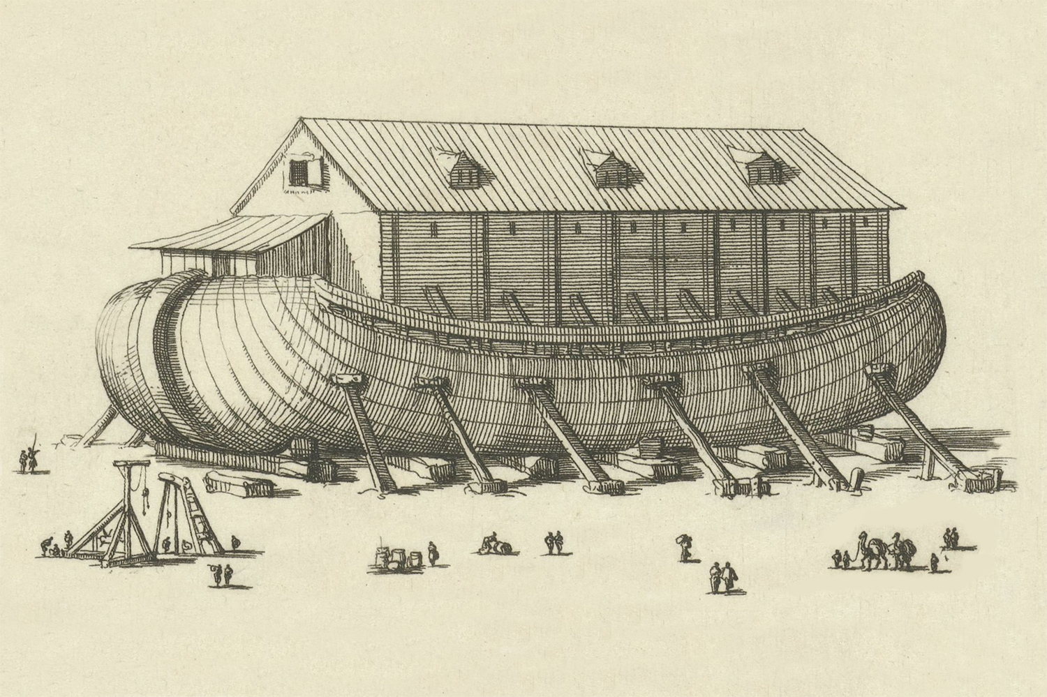 Engraving of Noah's Ark