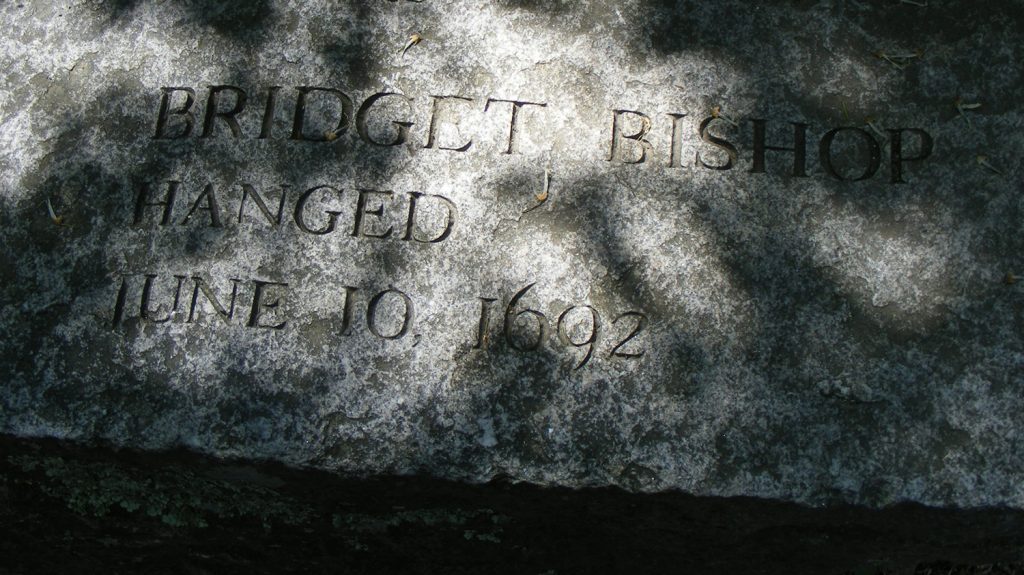 Memorial to Bridget Bishop in Salem