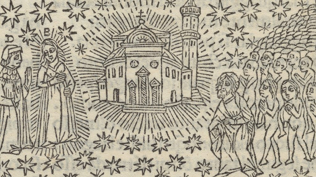 Dante and Beatrice in Paradise