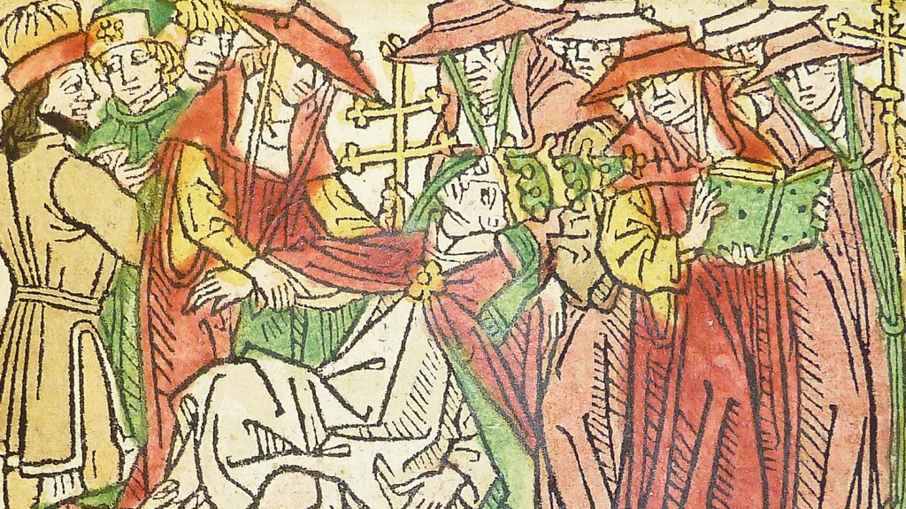 Pope Joan is discovered