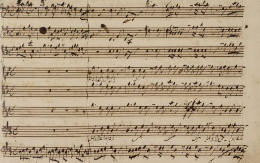 Autograph of Handel's Hallelujah Chorus
