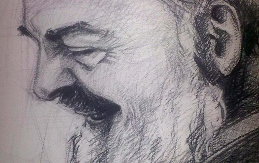 Sketch of Padre Pio by Solomenco Bogdan