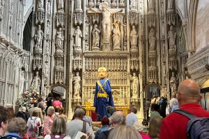 Puppet of St Alban in St Albans Cathedral