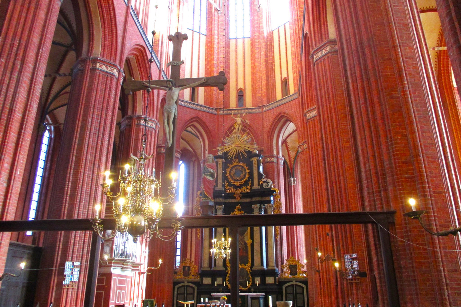 Interior of St Nikolai, Wismar